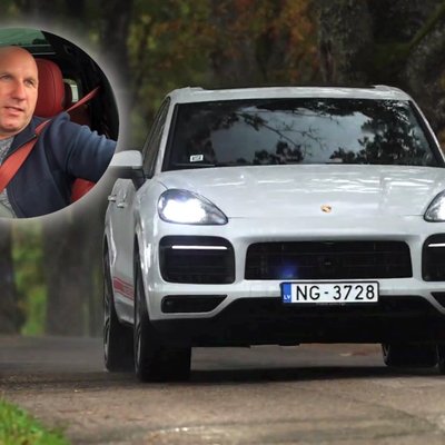 Video: Edijs Ošs izmēģina bagātīgi aprīkoto 'Porsche Cayenne Platinum Edition'