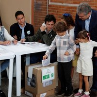 Kolumbijā notiek prezidenta vēlēšanas