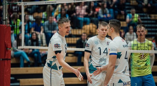 'RTU Robežsardze'/'Jūrmala' volejbolisti Baltijas līgas spēlē uzvar čempionus; 'Lūšiem' zaudējums Pērnavā