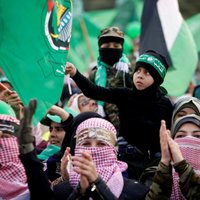Foto: Saspringtā situācija reģionā neliedz 'Hamas' svinēt 30 gadu jubileju