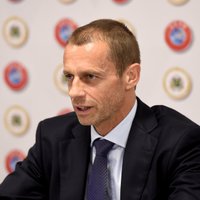 UEFA prezidents vizītē Latvijā centīsies veicināt futbola stadiona būvniecību Rīgā