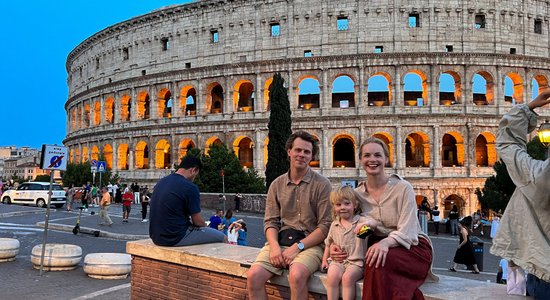 Visi ceļi ved uz Romu! Florencu ģimene iepazīstina mazo ar Itāliju un mākslu
