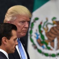 Tramps Meksikā: ASV ir tiesības celt mūri uz robežas