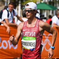 Latvijas soļotājs Rumbenieks sasniedz finišu smagajā Rio spēļu 50 km distancē