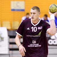 Latvijas handbolisti Rīgas domes kausa pirmajā mačā uzvar Baltkrieviju