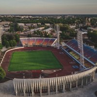 Начинается второй этап масштабной реконструкции рижского стадиона "Даугава"