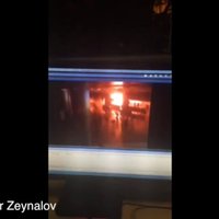 Video: Pirmie kadri no sprādziena mirkļa Stambulas lidostā