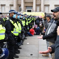 В Лондоне произошли столкновения полиции и Covid-диссидентов