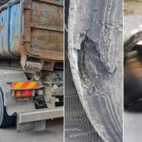 Foto: CSDD reidos aprīlī 21 kravas auto konstatēti tehniskie defekti